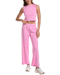 Marion 29In 2Pc Crop Tank & Wide Leg Pant Lounge Set