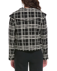 Rebecca Taylor Camila Plaid Wool-Blend Jacket