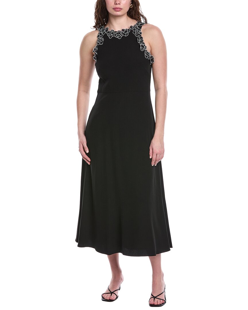 Rebecca Taylor Mia Crepe Maxi Dress