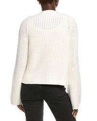 Rebecca Taylor Novelty Toggle Wool Cardigan
