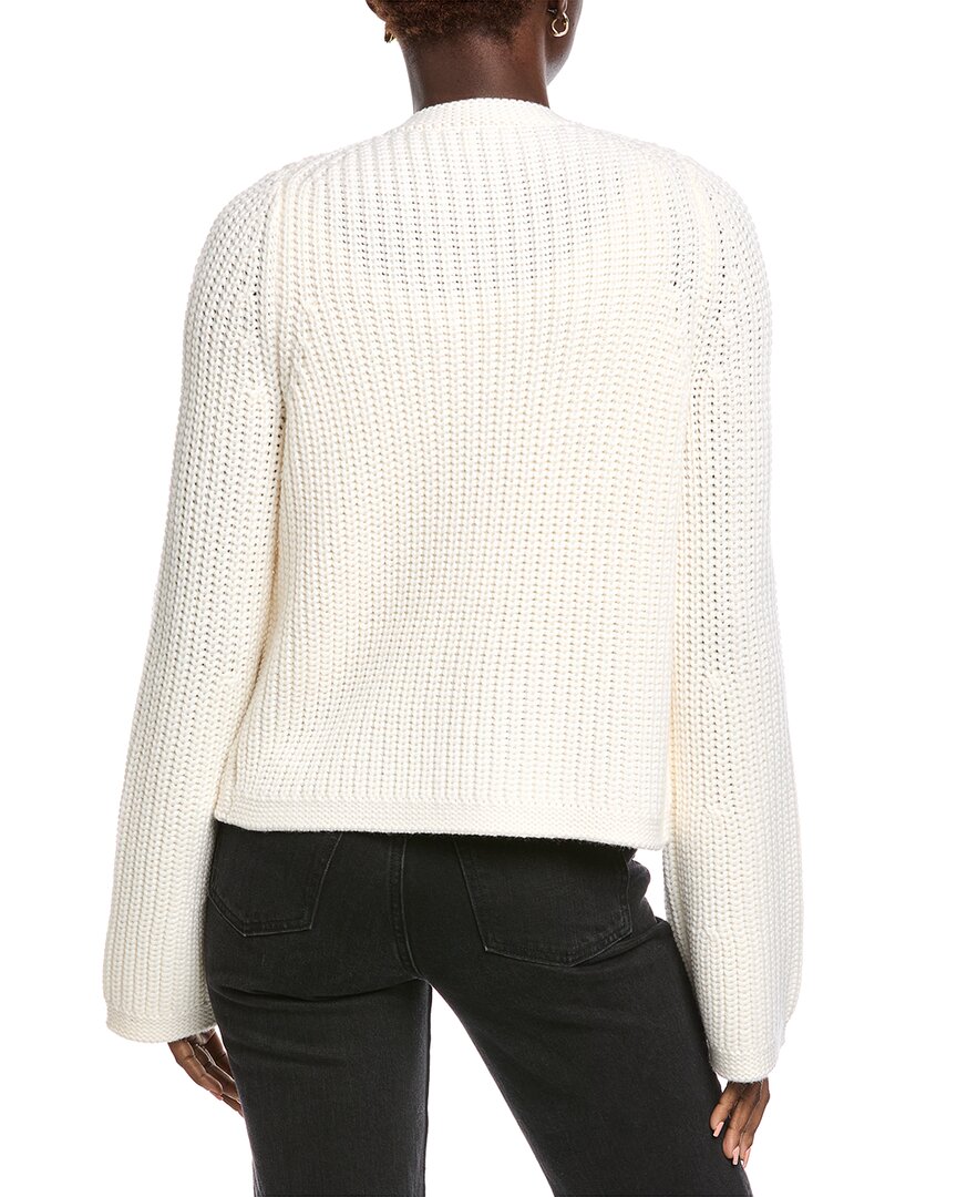 Rebecca Taylor Novelty Toggle Wool Cardigan