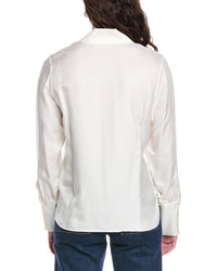 Rebecca Taylor Novelty Button Silk Shirt
