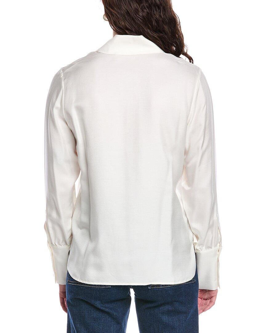 Rebecca Taylor Novelty Button Silk Shirt