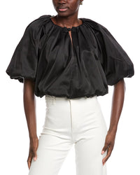 Rebecca Taylor Techy Sateen Bubble Top