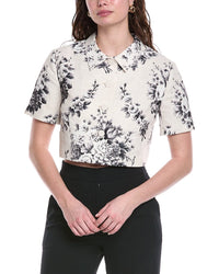 Rebecca Taylor Emblem Fleur Print Top