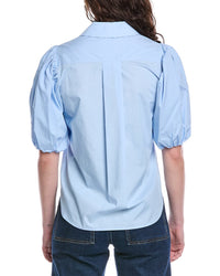 Rebecca Taylor Puff Sleeve Button-Down Shirt