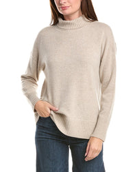 Lafayette 148 New York Lafayette 148 New York Stand-Collar Cashmere Sweater
