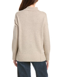 Lafayette 148 New York Lafayette 148 New York Stand-Collar Cashmere Sweater