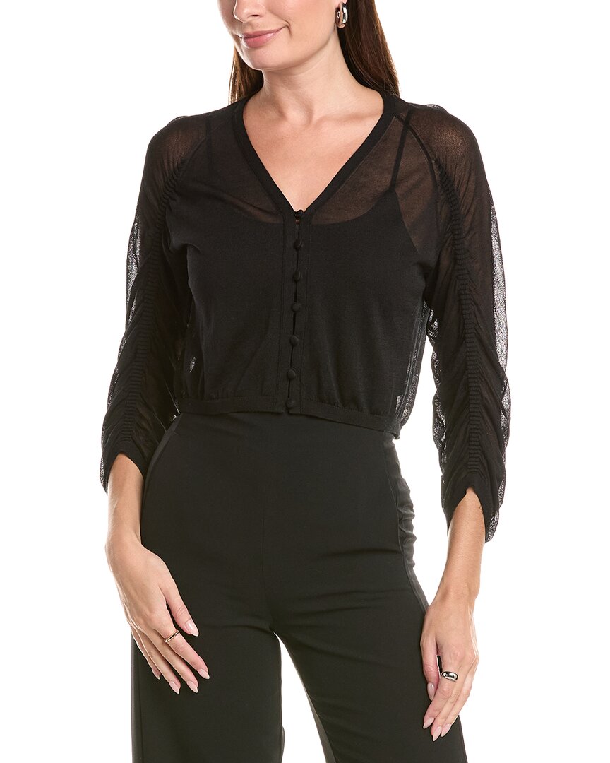 Lafayette 148 New York Lafayette 148 New York Ruched Silk-Blend Sweater