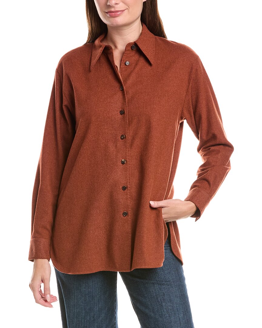 Lafayette 148 New York Lafayette 148 New York Wool & Cashmere-Blend Shirt