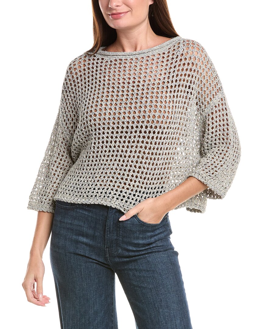 Lafayette 148 New York Lafayette 148 New York Oversized Open Stitch Sweater