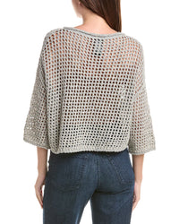 Lafayette 148 New York Lafayette 148 New York Oversized Open Stitch Sweater