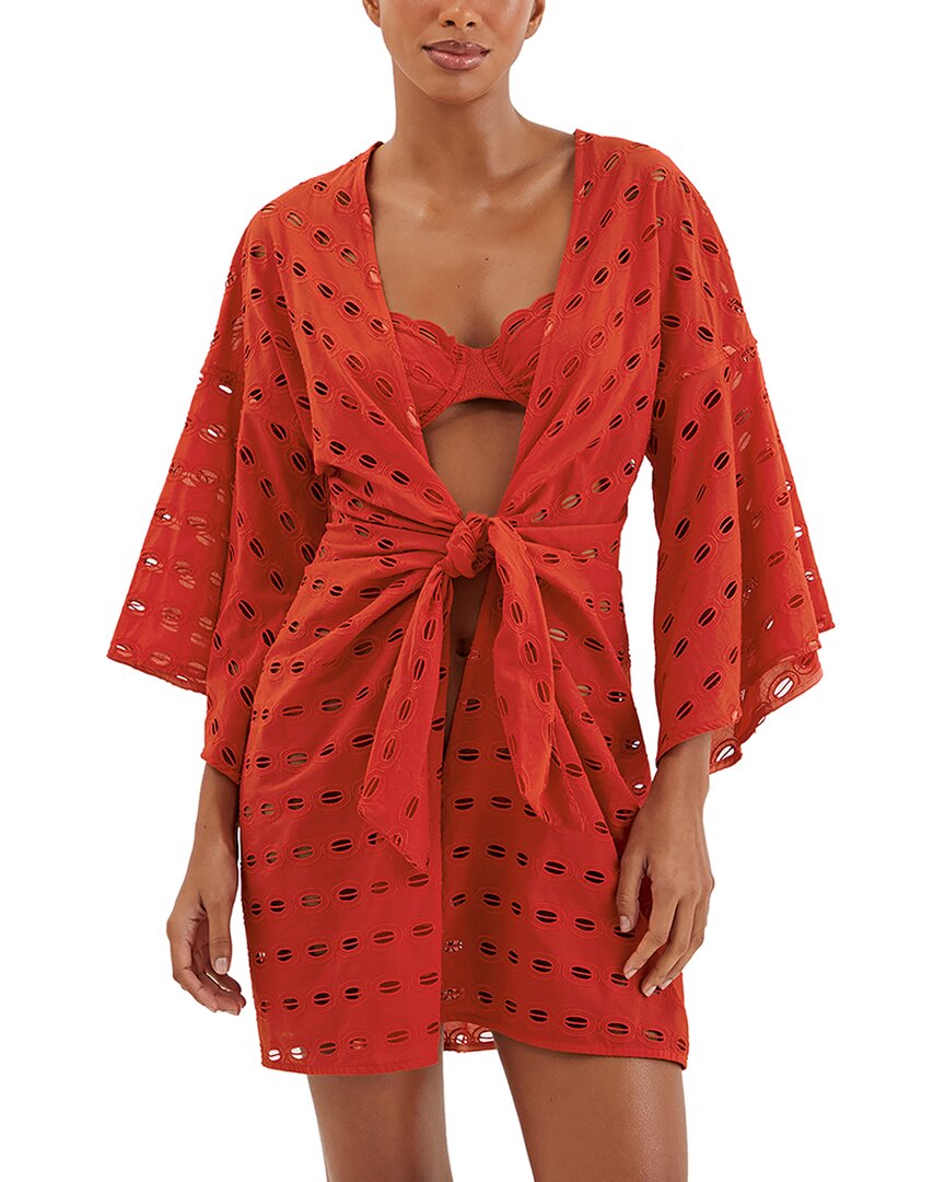 Vix Eyelet Perola Short Cover Up