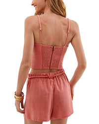 Vix Solid Cassia Top