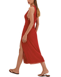 Vix Solid Getty Long Cover Up
