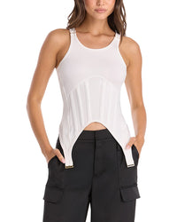 The Noli Shop Kiara Garter Tank