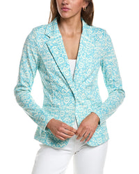Ichi Kate Print Blazer