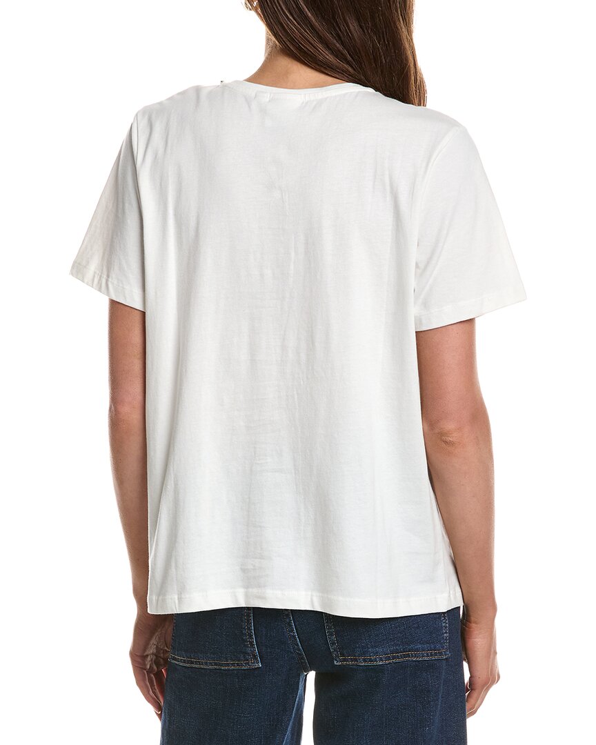 Ichi Runela Embellished Neck T-Shirt