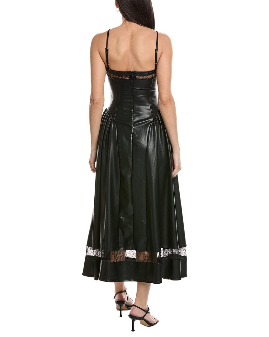 Weworewhat Lace Corset Midi Dress