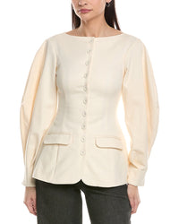 Weworewhat Peplum Cocoon Blazer