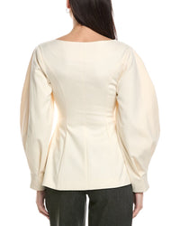 Weworewhat Peplum Cocoon Blazer