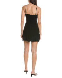 Weworewhat Lace Mini Corset Dress