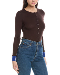 Weworewhat Fine Knit Cardigan