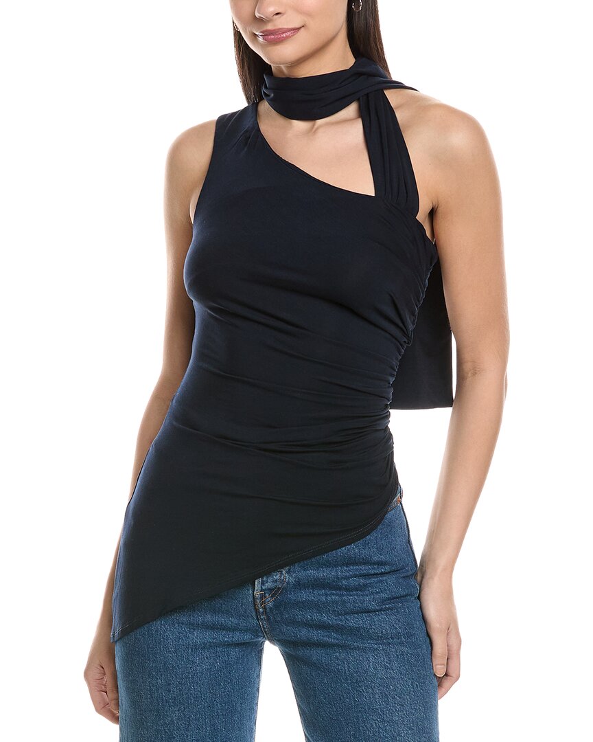 Weworewhat One-Shoulder Draped Top