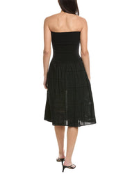 Weworewhat Ribbed Broderie Mini Dress