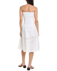 Weworewhat Ribbed Broderie Mini Dress