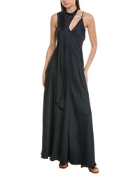 Weworewhat Wrap Neck Slip Dress