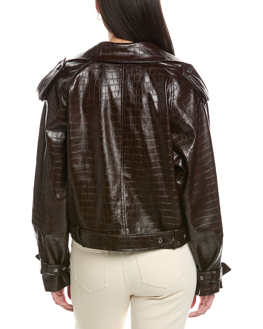 Weworewhat Cropped Moto Jacket