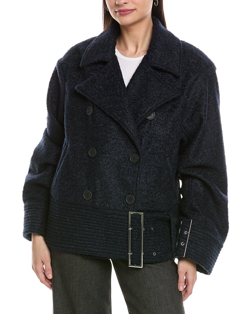 Weworewhat Moto Fleece Jacket