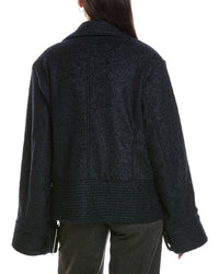 Weworewhat Moto Fleece Jacket