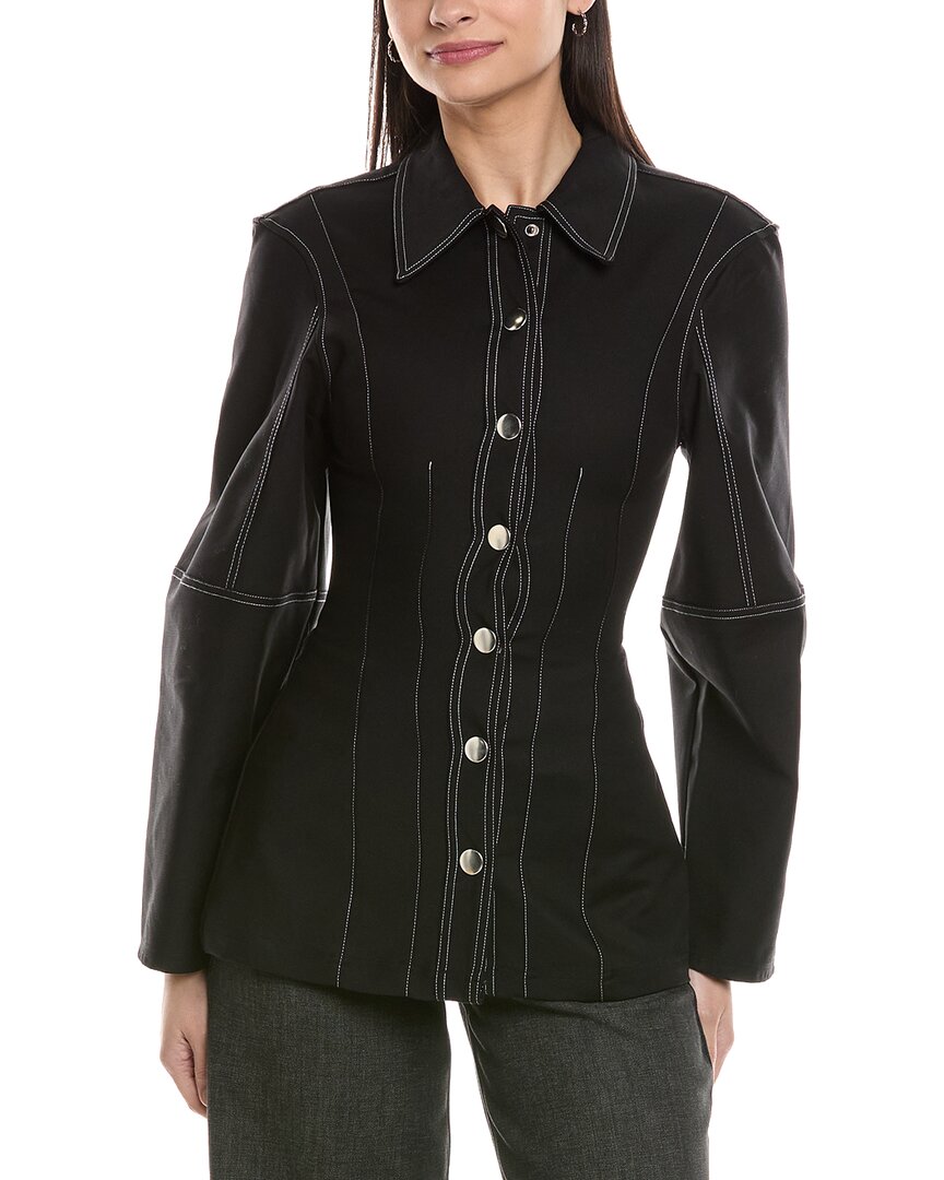 Weworewhat Structured Balloon Sleeve Shirt