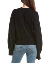WeWoreWhat Weworewhat Bubble Crewneck Wool-Blend Sweater