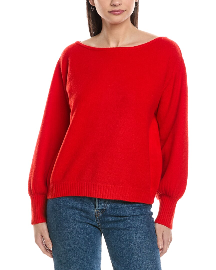 Weworewhat Balloon Sleeve Wool-Blend Sweater