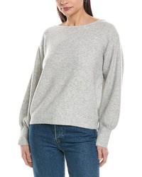 Weworewhat Balloon Sleeve Wool-Blend Sweater