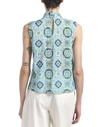Derek Lam 10 Crosby Allie Sleeveless Bow Blouse
