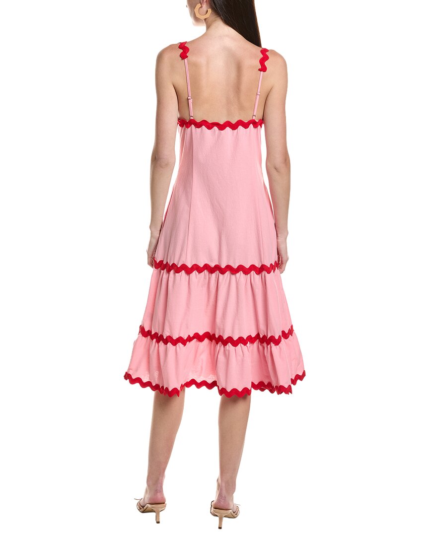 Area Stars Ana Rick Rack Midi Dress