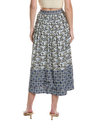 Area Stars Blue Vine Skirt