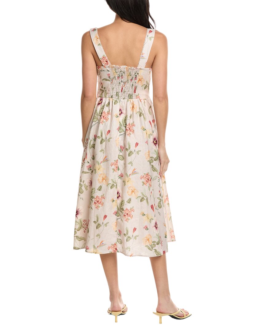 Seraphina Seraphina Linen Midi Dress