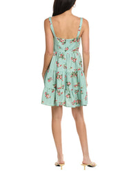 Seraphina Sleeveless Linen-Blend Mini Dress