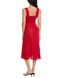 Seraphina Sleeveless Linen Midi Dress
