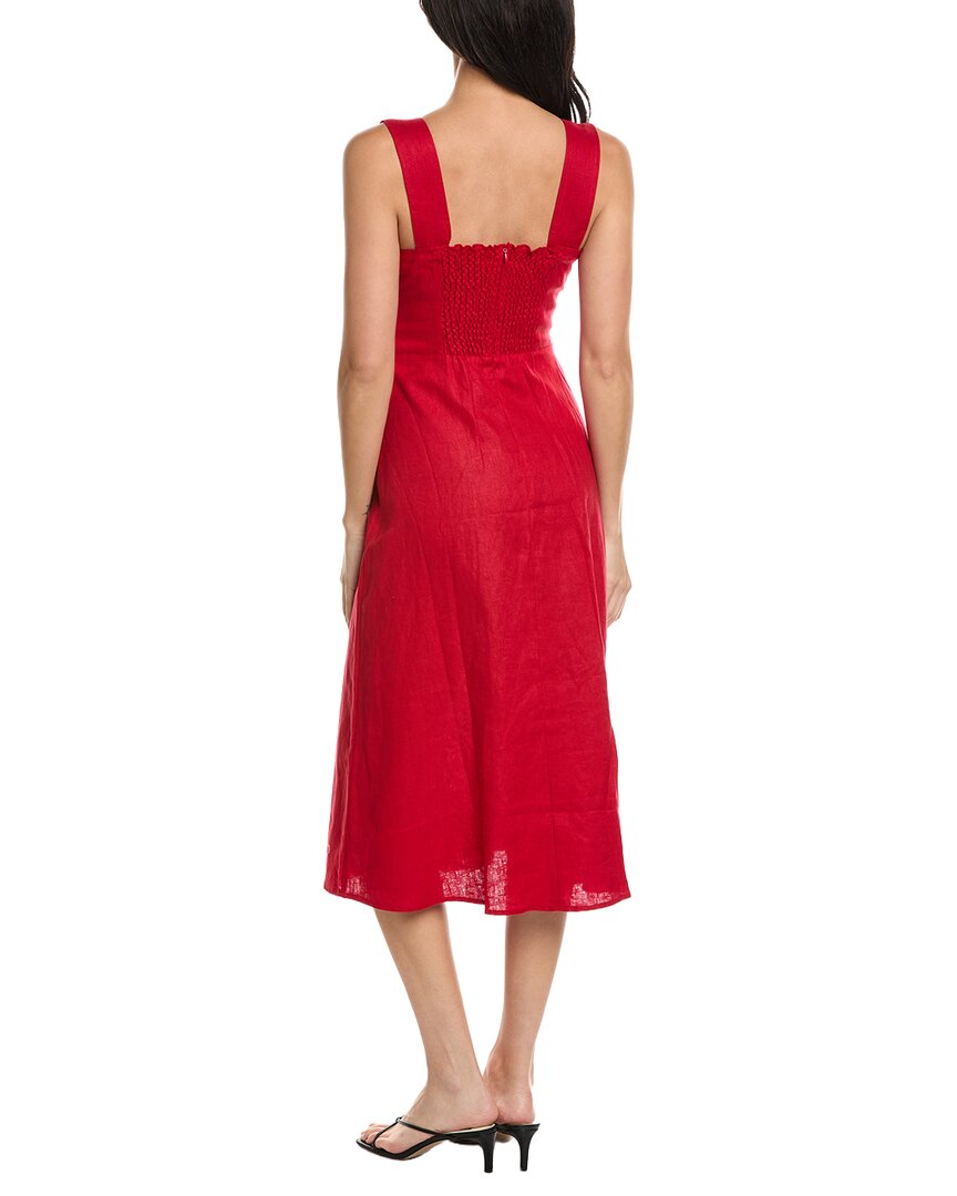 Seraphina Sleeveless Linen Midi Dress