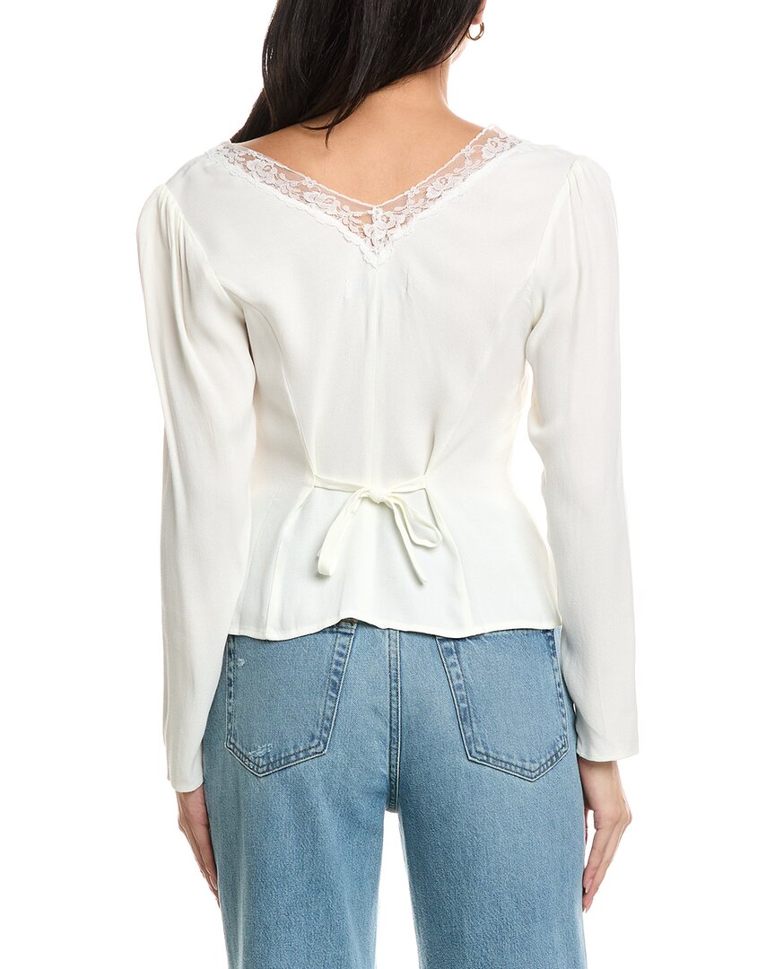 Seraphina V-Neck Button Front Blouse
