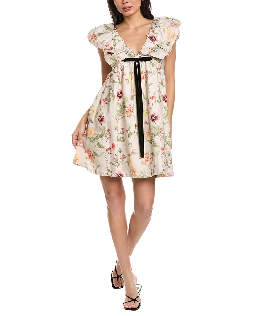 Seraphina Linen Mini Dress