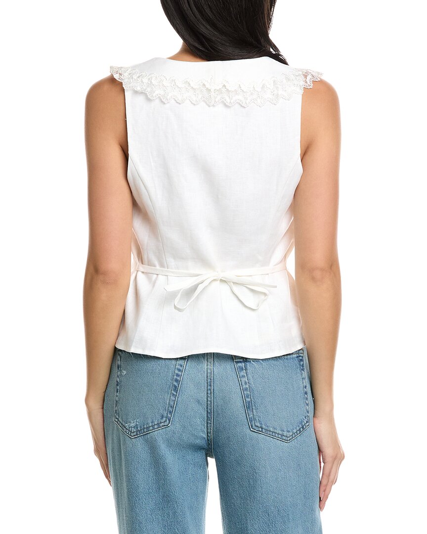 Seraphina Sleeveless Linen Blouse
