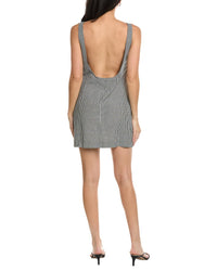 Seraphina Sleeveless Linen-Blend Mini Dress