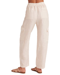 Bella Dahl Pleated Cargo Linen Trouser